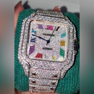 C Multicolor Diamond Watch